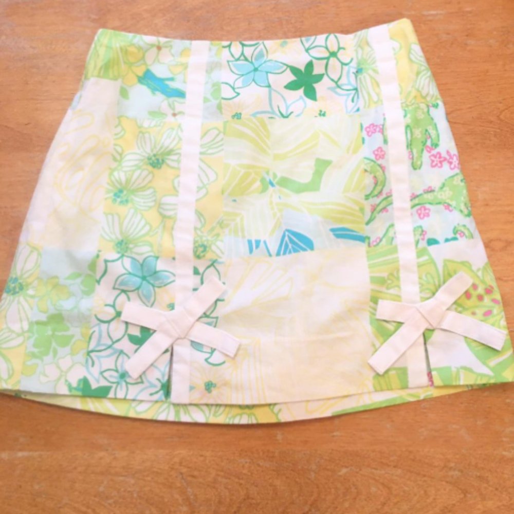Lilly Pulitzer Mini Kimmie sz 5 skort Gator Patch